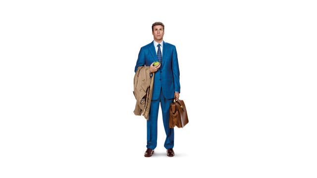 Man blue suit holding bag free wallpaper - medium preview image