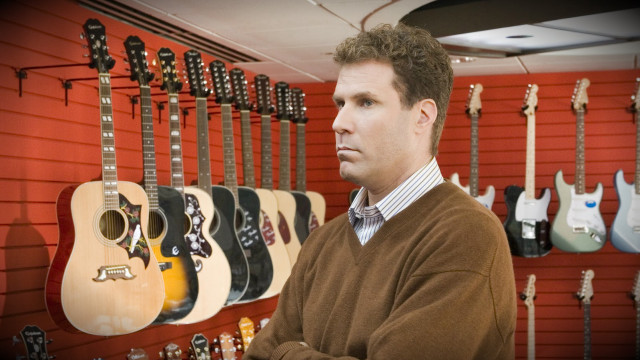 Man guitar wall store red free wallpaper - medium preview image