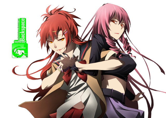 Anime girls long hair red #9 free wallpaper - medium preview image