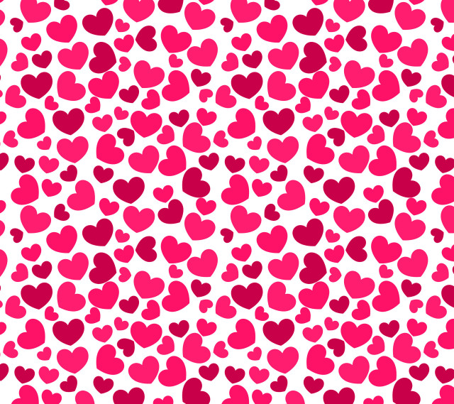 Hearts group white background pink free wallpaper - medium preview image