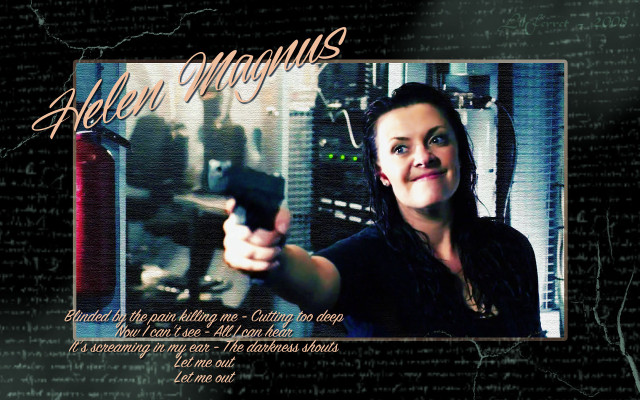 Woman holding gun message background free wallpaper - medium preview image