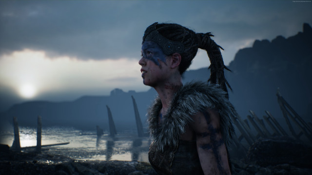 Man feathered headdress body of free wallpaper - medium preview image