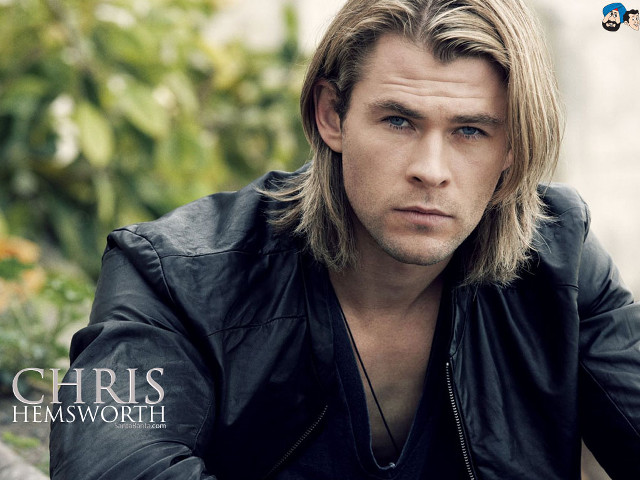 Handsome man long hair leather free wallpaper - medium preview image