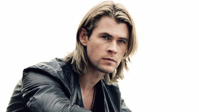 Handsome man leather jacket blonde free wallpaper - medium preview image