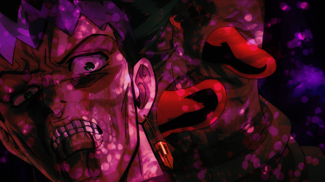 Creepy clown red nose purple free wallpaper - medium preview image
