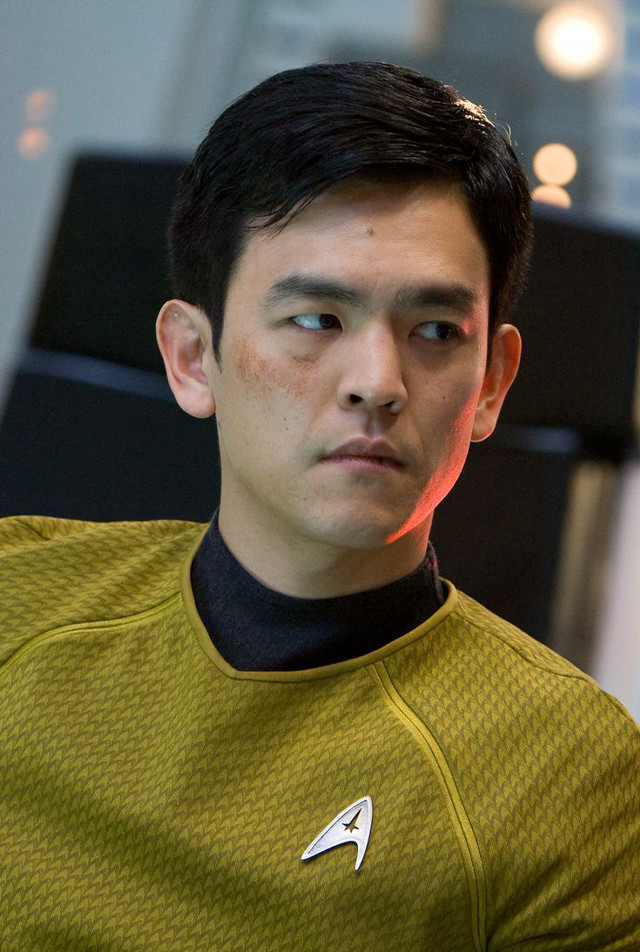 Man star trek uniform serious free wallpaper - medium preview image