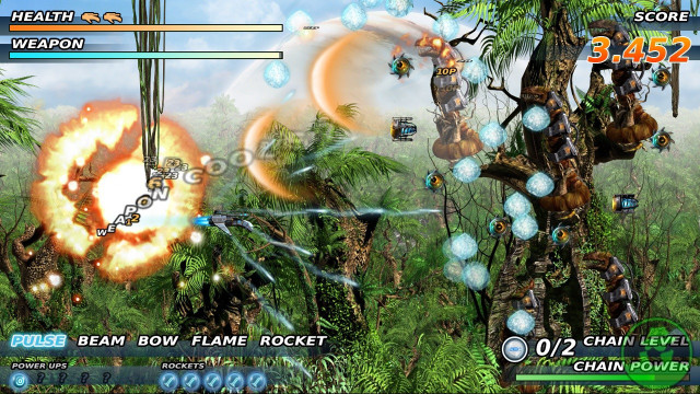 Action packed video game screenshot free wallpaper - medium preview image