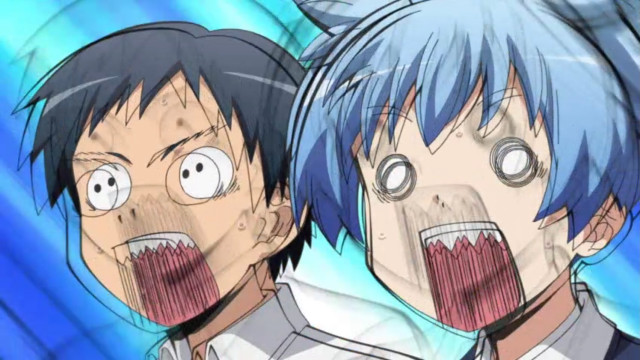 Anime characters mouths open eyes free wallpaper - medium preview image