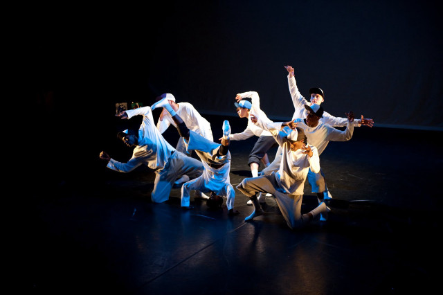 Dance performance group arms legs free wallpaper - medium preview image