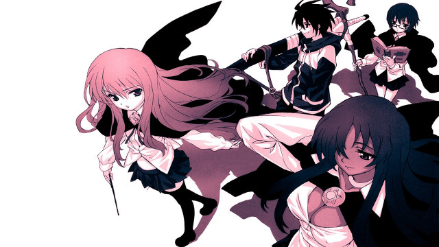 Anime girls long hair black #9 free wallpaper - medium preview image