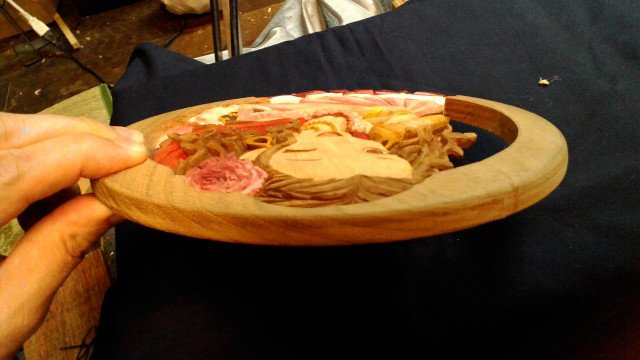 Person bowl food table blue free wallpaper - medium preview image