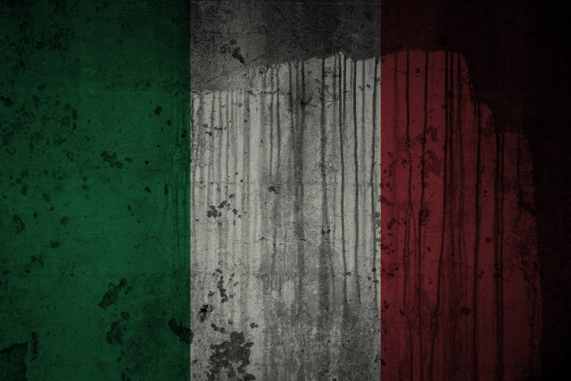Flag painted grungy wall red free wallpaper - medium preview image