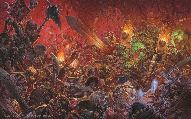 Group of people surrounded by free wallpaper - medium preview image