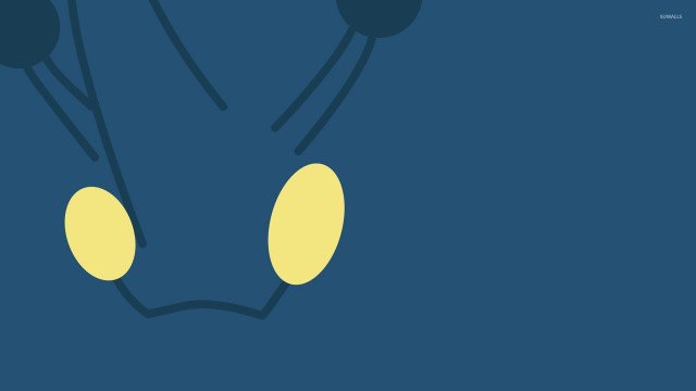 Blue background yellow circles yellow free wallpaper - medium preview image