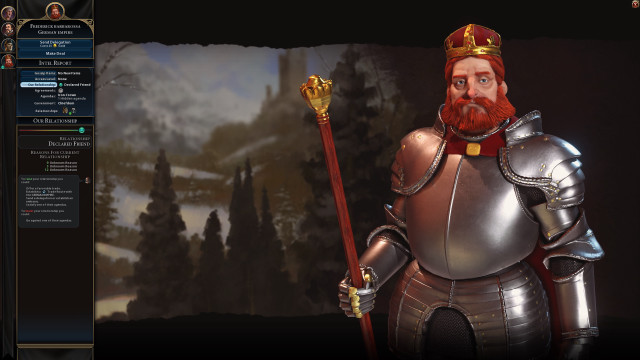 Man in armor sword trees free wallpaper - medium preview image