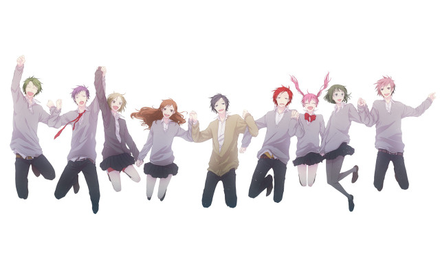 Jumping people arms hands air #2 free wallpaper - medium preview image