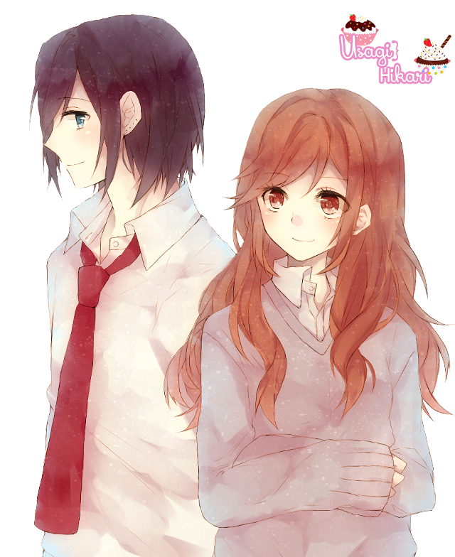 Couple long hair ties red free wallpaper - medium preview image