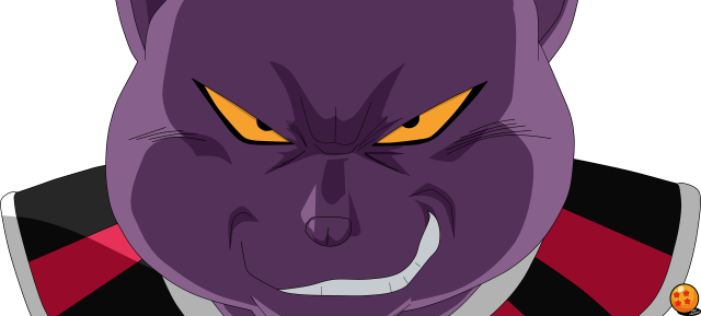 Purple cat face yellow eyes free wallpaper - medium preview image