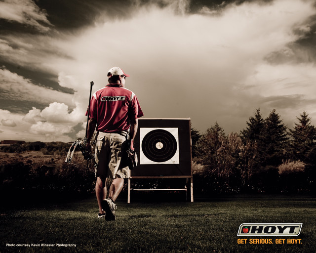 Man standing target field golf free wallpaper - medium preview image