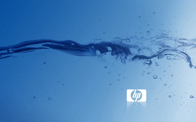 Blue background water bubbles hp free wallpaper - medium preview image