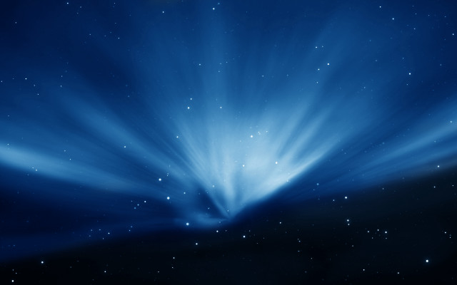 Blue background stars bright light free wallpaper - medium preview image
