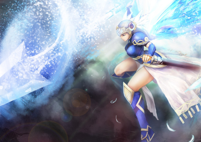 Woman costume wings cape flying free wallpaper - medium preview image