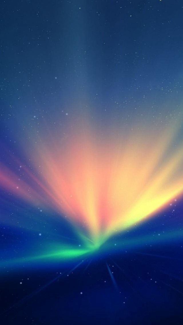 Colorful aurora borealis stars bright free wallpaper - medium preview image