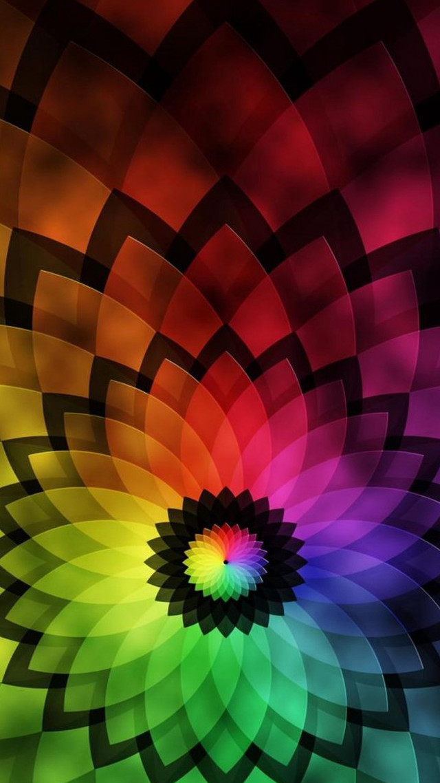 Colorful background circular design center #2 free wallpaper - medium preview image