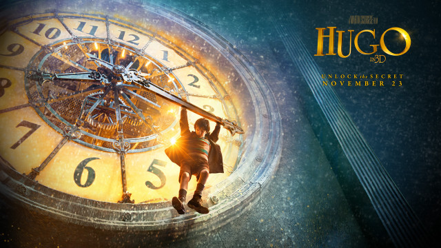 Woman dancing clock the hugo free wallpaper - medium preview image