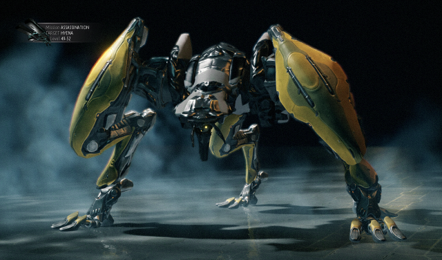 Robot dog yellow standing smoke free wallpaper - medium preview image