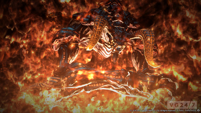 Demonic demon fire background flames #2 free wallpaper - medium preview image