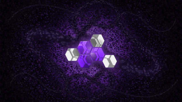 Purple white abstract black background free wallpaper - medium preview image