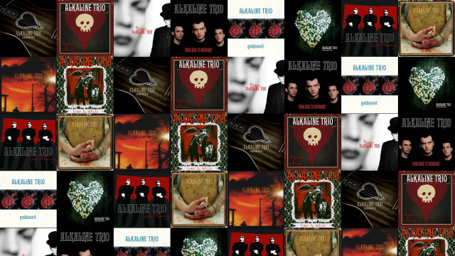 Man skull heart collage image free wallpaper - medium preview image