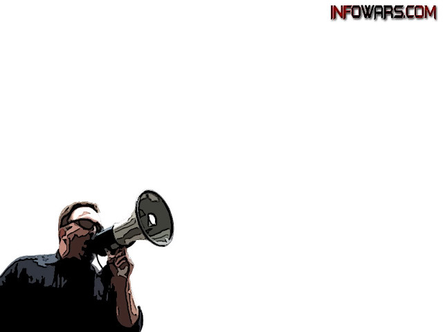 Man megaphone white background red free wallpaper - medium preview image
