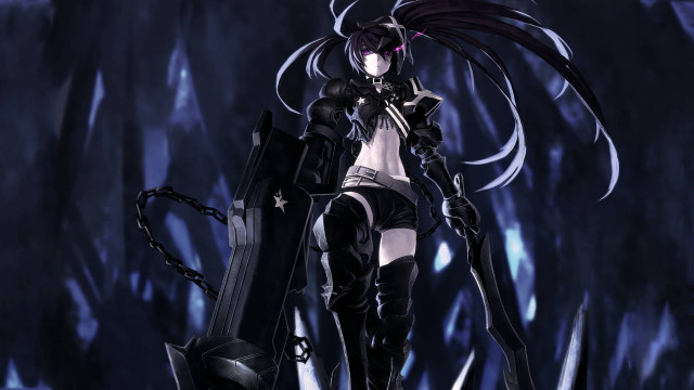 Dark forest gothic woman sword free wallpaper - medium preview image