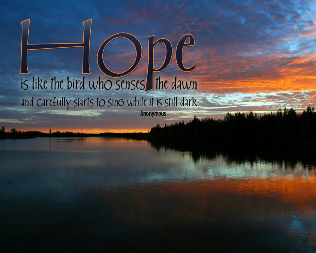 Hope lake dawn magical cityscape free wallpaper - medium preview image