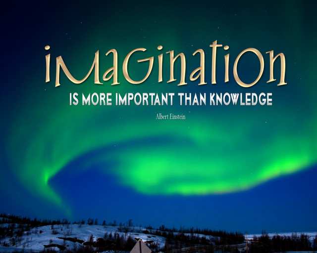 Green blue sky quote magnification free wallpaper - medium preview image