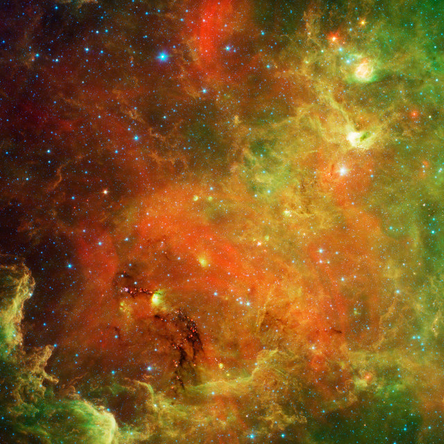 Large star cluster in sky free wallpaper - medium preview image