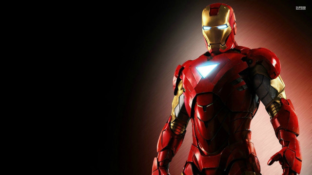 Man suit glowing chest power free wallpaper - medium preview image