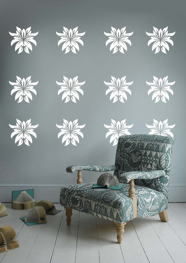 Flower lily daisy wall gray free wallpaper - medium preview image