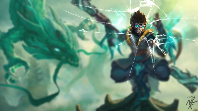 Man broken arm sword dragon free wallpaper - medium preview image