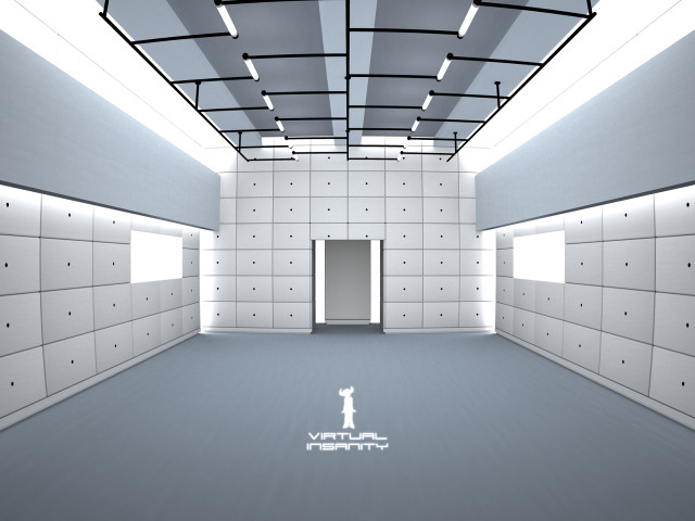 White room constructivism ambient occlusion free wallpaper - medium preview image