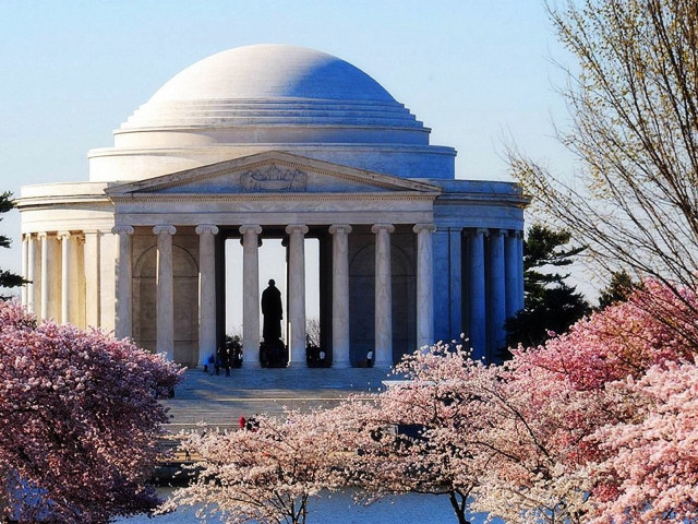 Large white building dome pillars #2 free wallpaper - medium preview image