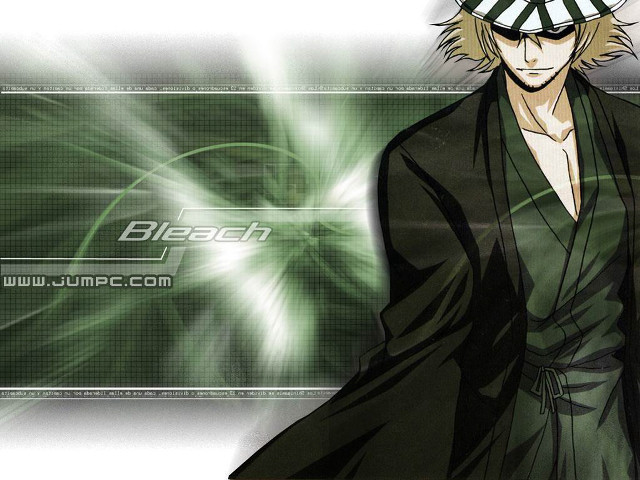 Black robe green hat baiōken free wallpaper - medium preview image