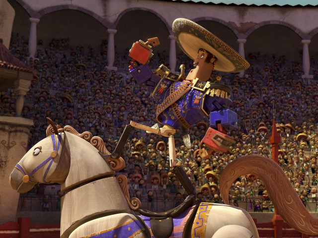 Circus man horse cartoon crowd free wallpaper - medium preview image