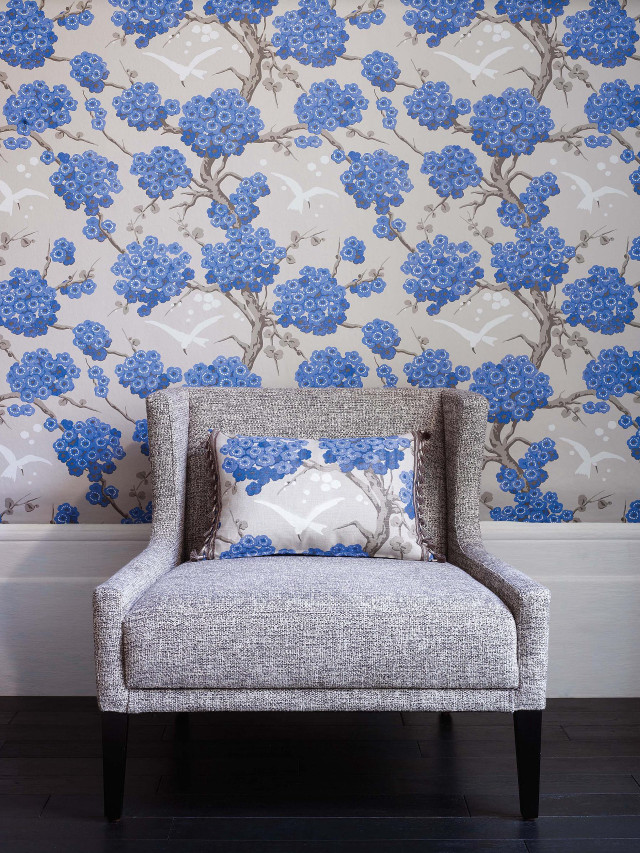 Chair pillow flower pattern wall free wallpaper - medium preview image