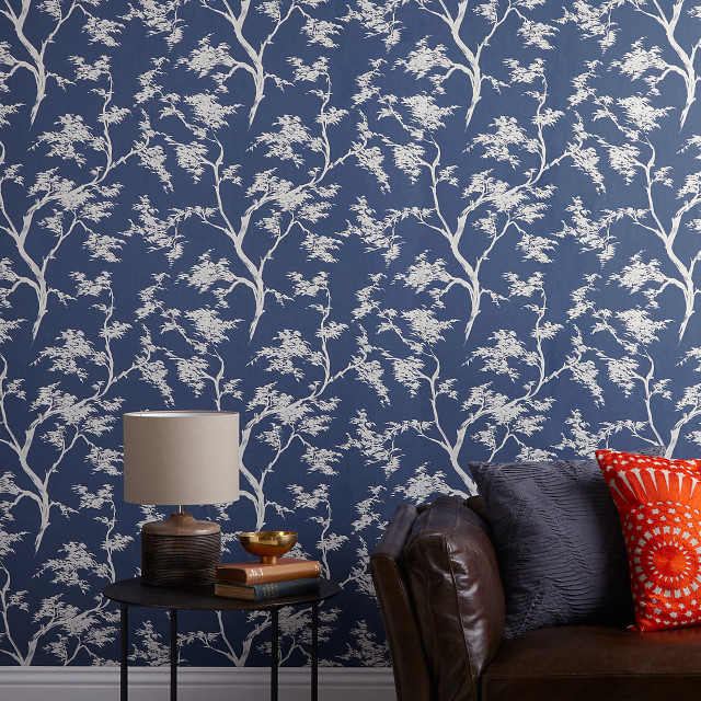 Living room couch wallpaper tree free wallpaper - medium preview image