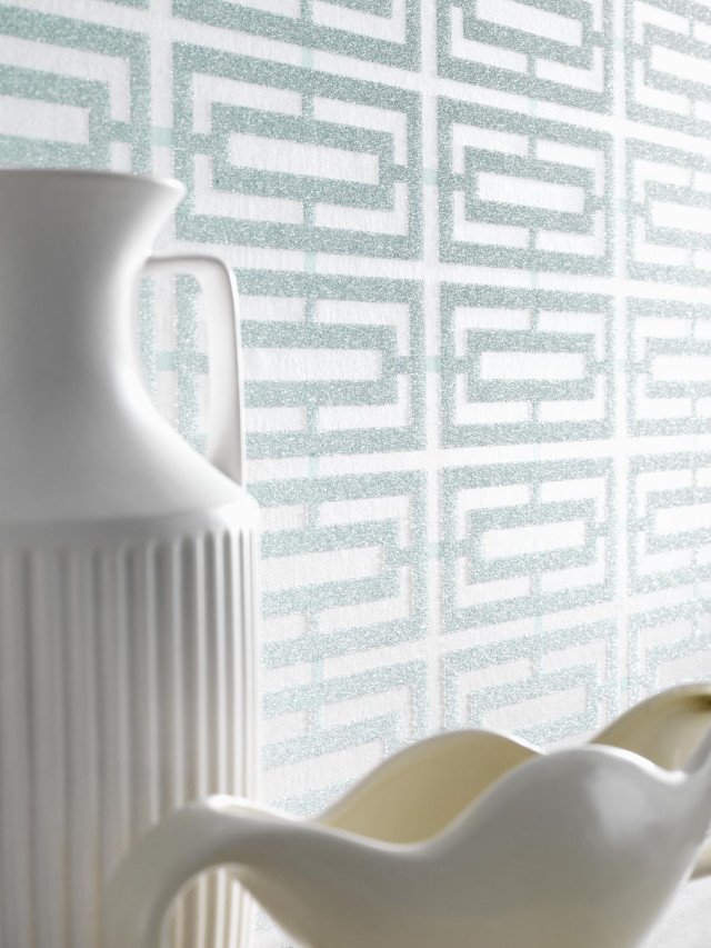 White vase table wallpaper artdeco free wallpaper - medium preview image
