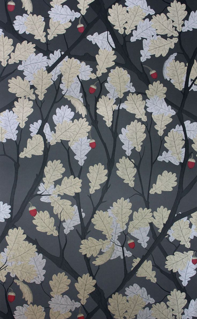 Leaves berries dark background red free wallpaper - medium preview image