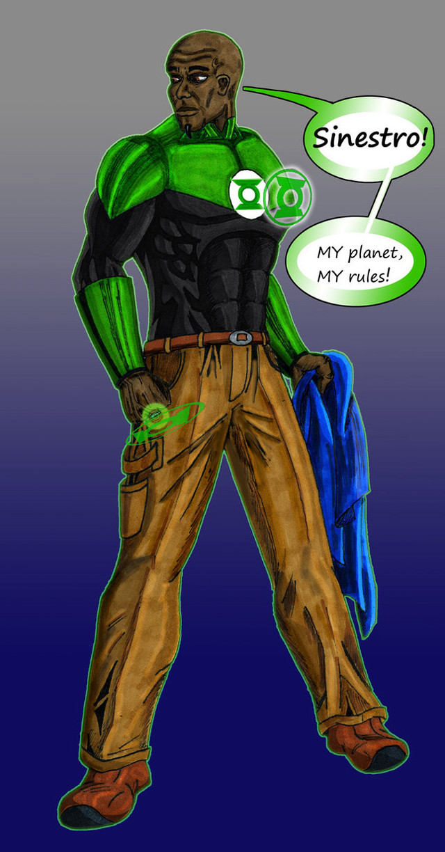 Man green suit blue backpack free wallpaper - medium preview image
